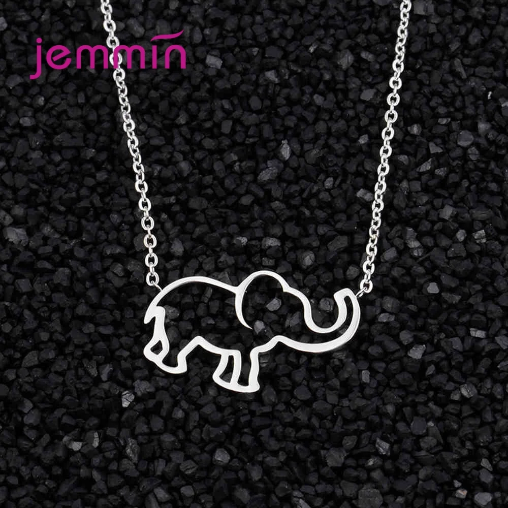 Hot Trendy Elephant Pendant Necklace Choker Animal Shape 925 Sterling Silver Jewelry for Girl Child Birthday Gift Jewelry
Hot Trendy Elephant Pendant Necklace Choker Animal Shape 925 Sterling Silver Jewelry for Girl Child Birthday Gift Jewelry