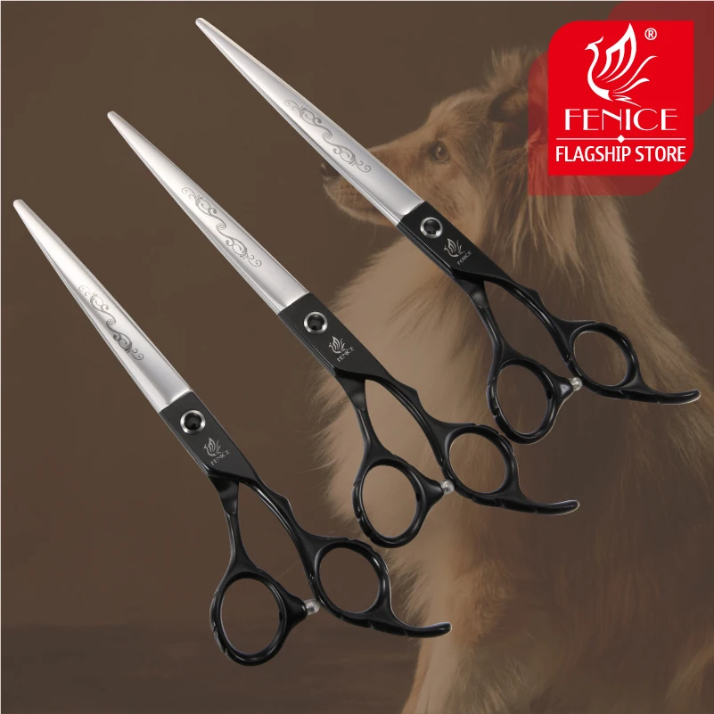 Fenice Professional Pet Grooming Scissors Cutting Shears 7.0/7.5/8.0 Black Handle 2018 New Design
Fenice Professional Pet Grooming Scissors Cutting Shears 7.0/7.5/8.0 Black Handle 2018 New Design