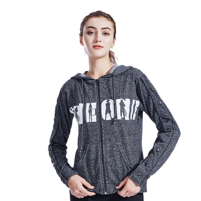 2018 autumn new loose hooded sports shirt Yoga Shirt Sports Fitness Coats female running clothing long sleeve
2018 autumn new loose hooded sports shirt Yoga Shirt Sports Fitness Coats female running clothing long sleeve