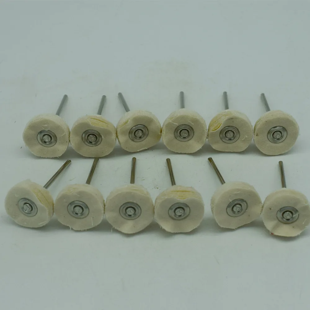 100pcs White Cloth Polishing Buffing Wheel with metal shank dia 2.35mm Jewelry Tools
100pcs White Cloth Polishing Buffing Wheel with metal shank dia 2.35mm Jewelry Tools