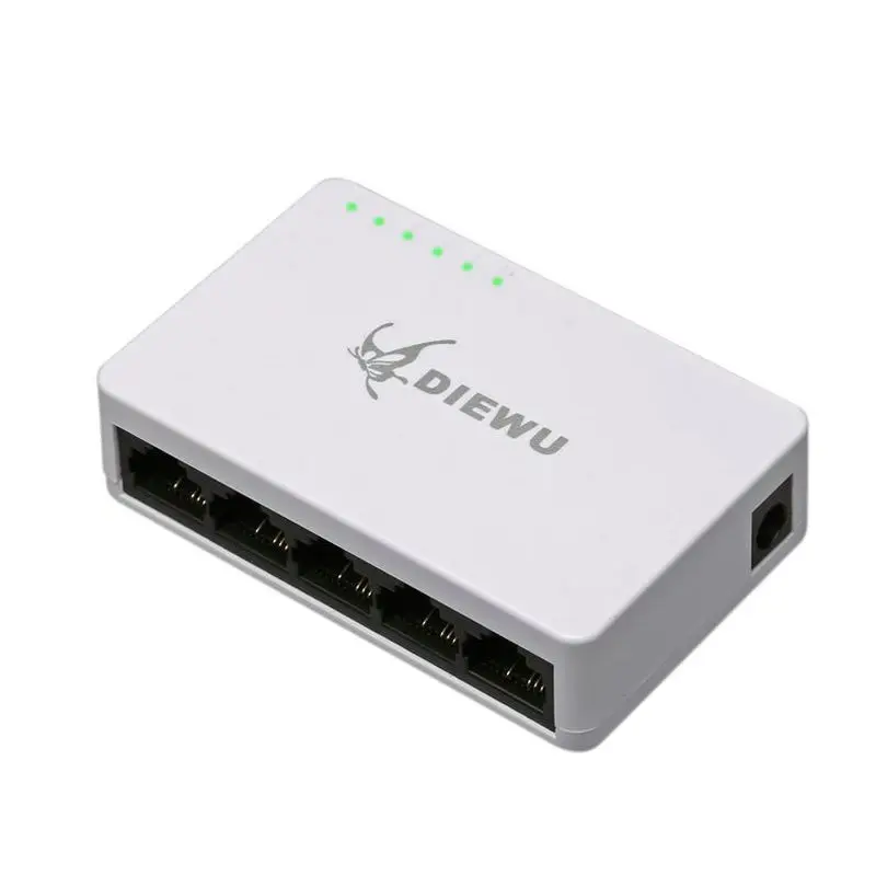 Сетевой коммутатор с 5 портами 100 Мбит/с|network switch|switch lanswitch network |