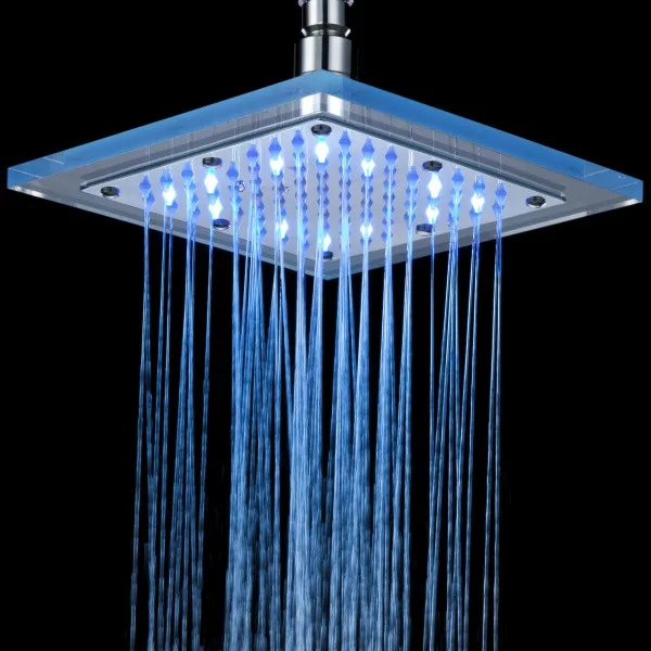 Shower Top Shower Sanitary Ware Shower Head Temperature Control LED Three-color Light-colored Water-saving Top Spray 6.8
Shower Top Shower Sanitary Ware Shower Head Temperature Control LED Three-color Light-colored Water-saving Top Spray 6.8