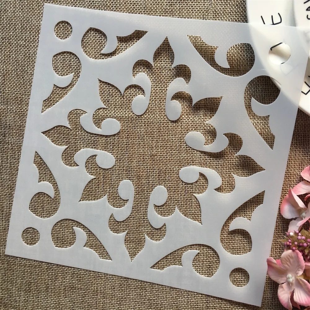 1Pcs 8*8inch Flower Square Background DIY Layering Stencils Painting Scrapbook Coloring Embossing Album Decorative Card Template
1Pcs 8*8inch Flower Square Background DIY Layering Stencils Painting Scrapbook Coloring Embossing Album Decorative Card Template