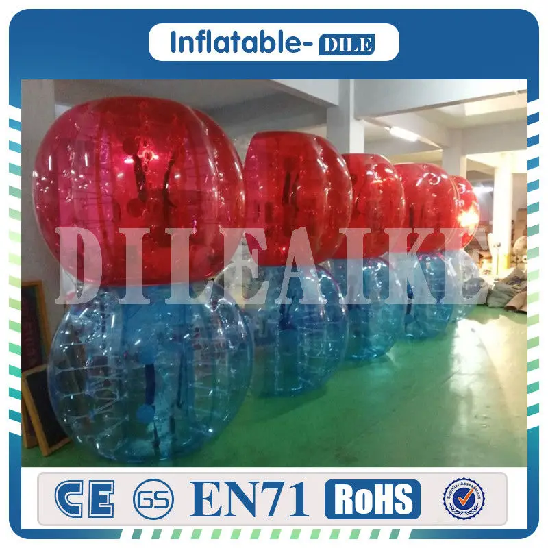 Free Shipping To Door 10 PCS(5Blue+5Red+1Pump) 1.2m Diameter Inflatable Bubble Ball ,Bubble Soccer For Children
Free Shipping To Door 10 PCS(5Blue+5Red+1Pump) 1.2m Diameter Inflatable Bubble Ball ,Bubble Soccer For Children