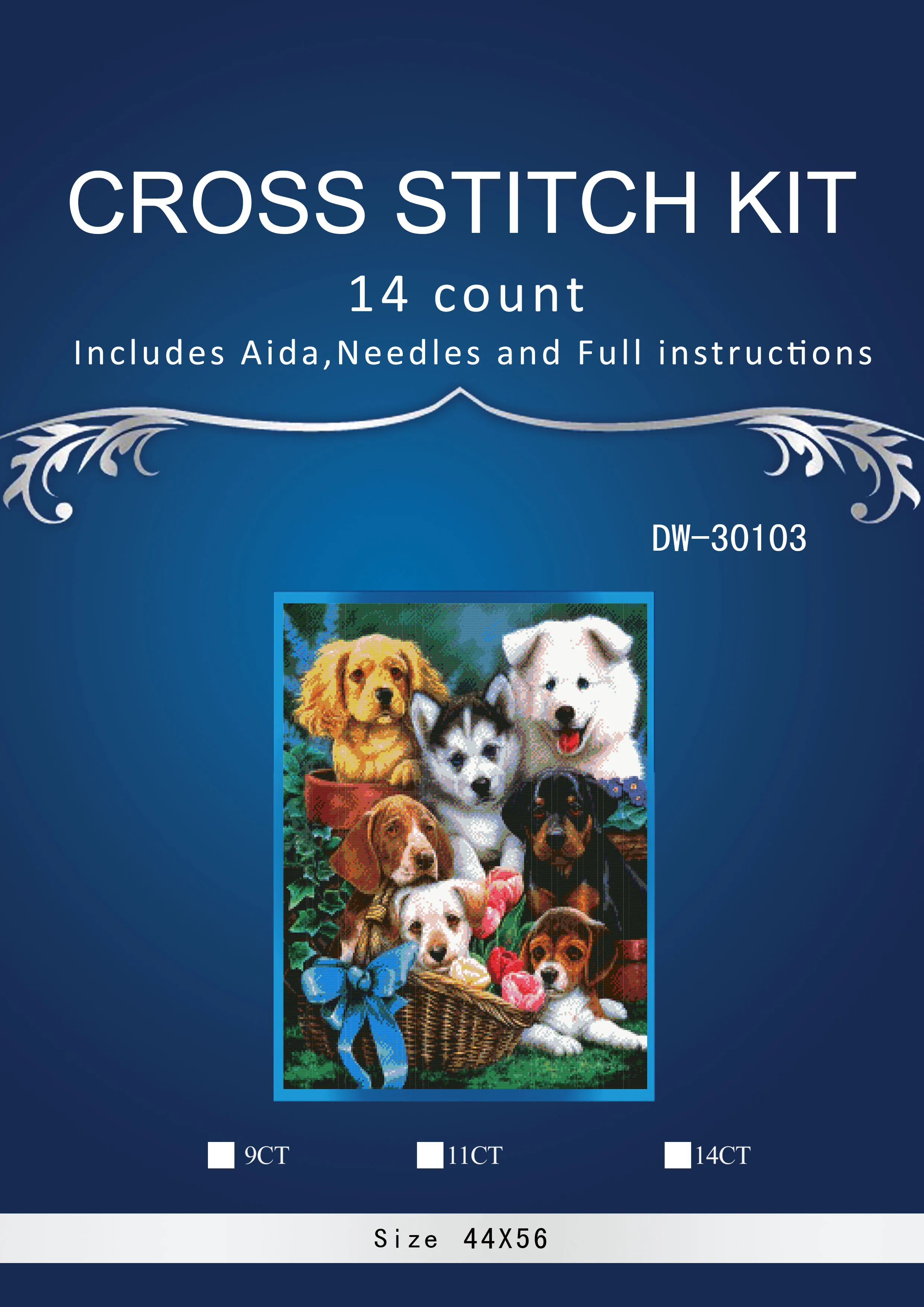 oneroom Dog family Embroidery Needlework Crafts 14CT Unprinted DMC DIY Quality Cross Stitch Kits Handmade Arts Decor
oneroom Dog family Embroidery Needlework Crafts 14CT Unprinted DMC DIY Quality Cross Stitch Kits Handmade Arts Decor