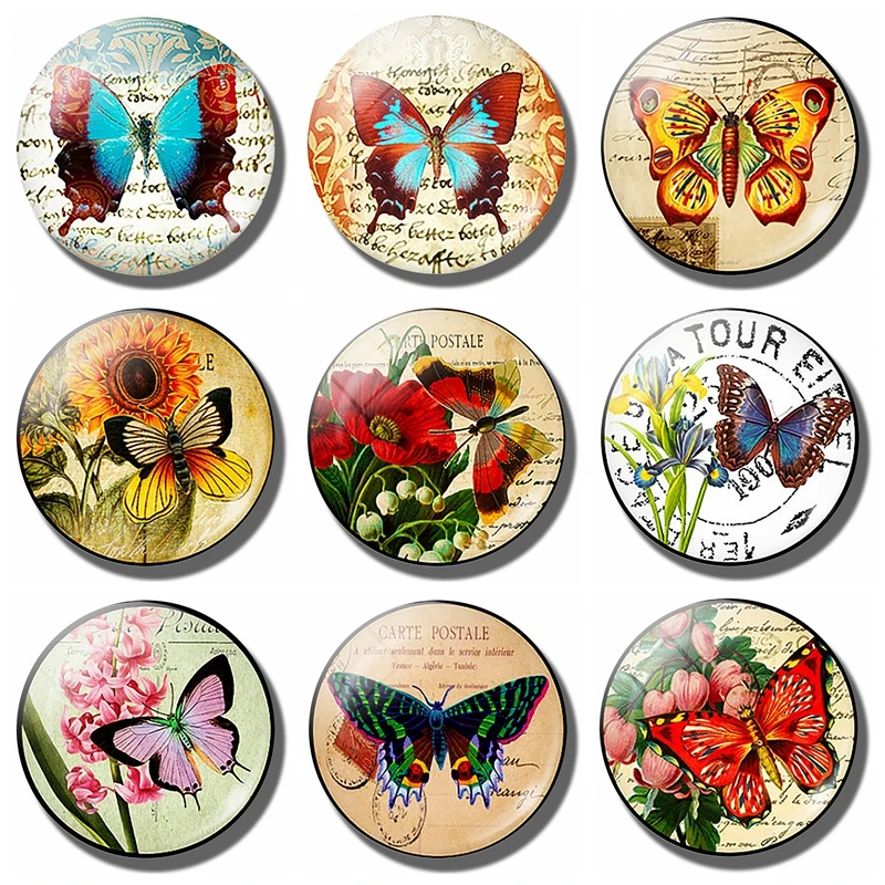 Colorful Butterflies Flower Fridge Magnet 30 MM Butterfly Glass Refrigerator Magnetic Holder Home Decor Kitchen Accessories
Colorful Butterflies Flower Fridge Magnet 30 MM Butterfly Glass Refrigerator Magnetic Holder Home Decor Kitchen Accessories