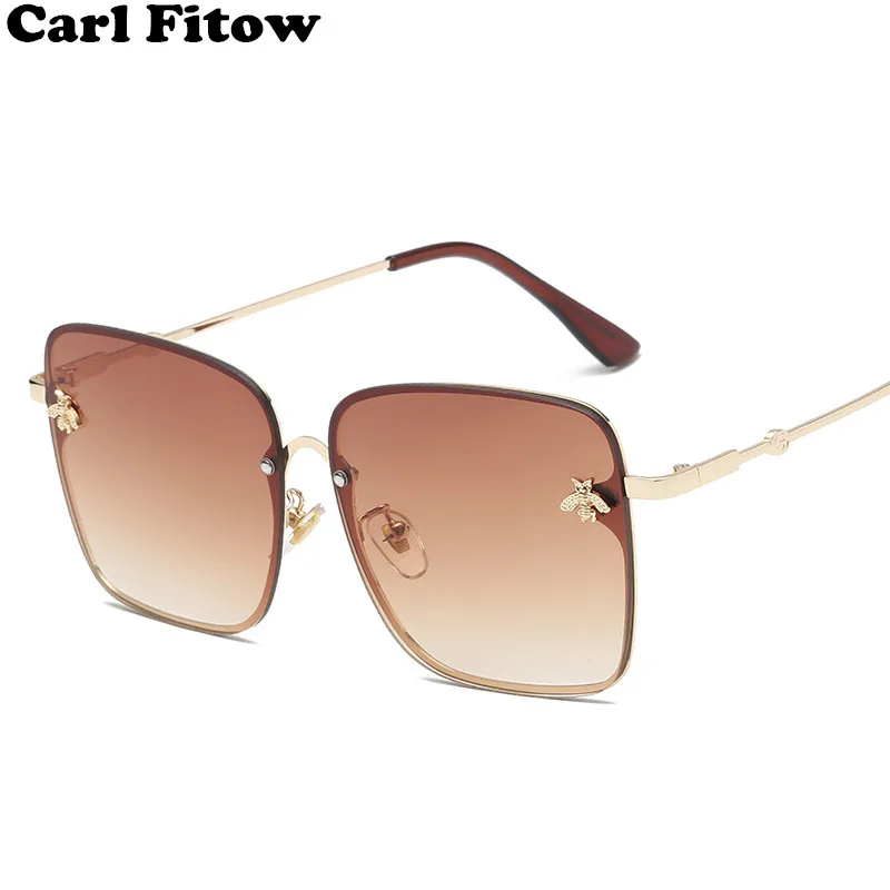 Retro Square Sunglasses Women Brand Designer Bee Metal Frame Oversized Sun Glasses Fashion Female Gradient Shades Oculos UV400
Retro Square Sunglasses Women Brand Designer Bee Metal Frame Oversized Sun Glasses Fashion Female Gradient Shades Oculos UV400