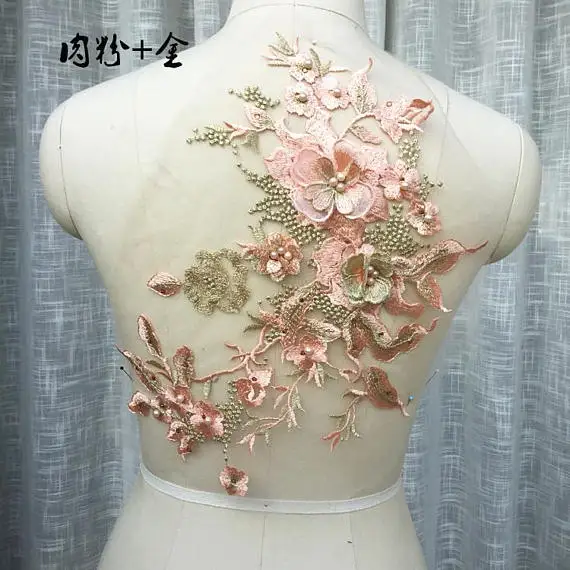5 pieces Light grey embroidered 3D floral lace appliques,beaded bridal lace bodice with flower rhinestones bridal accessories
5 pieces Light grey embroidered 3D floral lace appliques,beaded bridal lace bodice with flower rhinestones bridal accessories