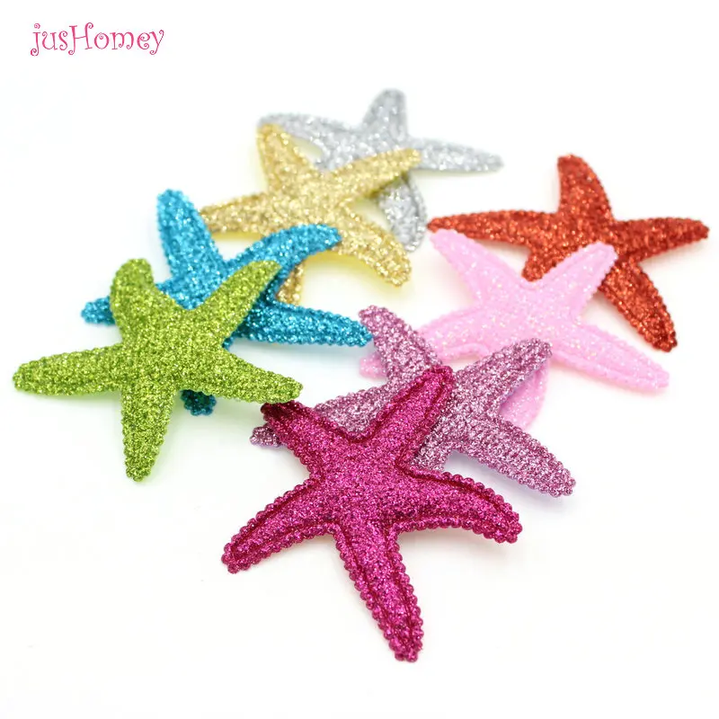 50pcs/lot Glitter Starfish Felt Patch W/ Padded Felt Soft Fabric Decorations DIY Craft Home Decor
50pcs/lot Glitter Starfish Felt Patch W/ Padded Felt Soft Fabric Decorations DIY Craft Home Decor