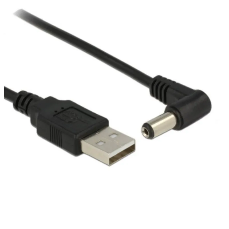 USB 2.0 A Type Male to Right Angled 90 Degree 5.5 x 2.1mm DC 5V Power Plug Barrel Connector Charge Cable 80cm
USB 2.0 A Type Male to Right Angled 90 Degree 5.5 x 2.1mm DC 5V Power Plug Barrel Connector Charge Cable 80cm