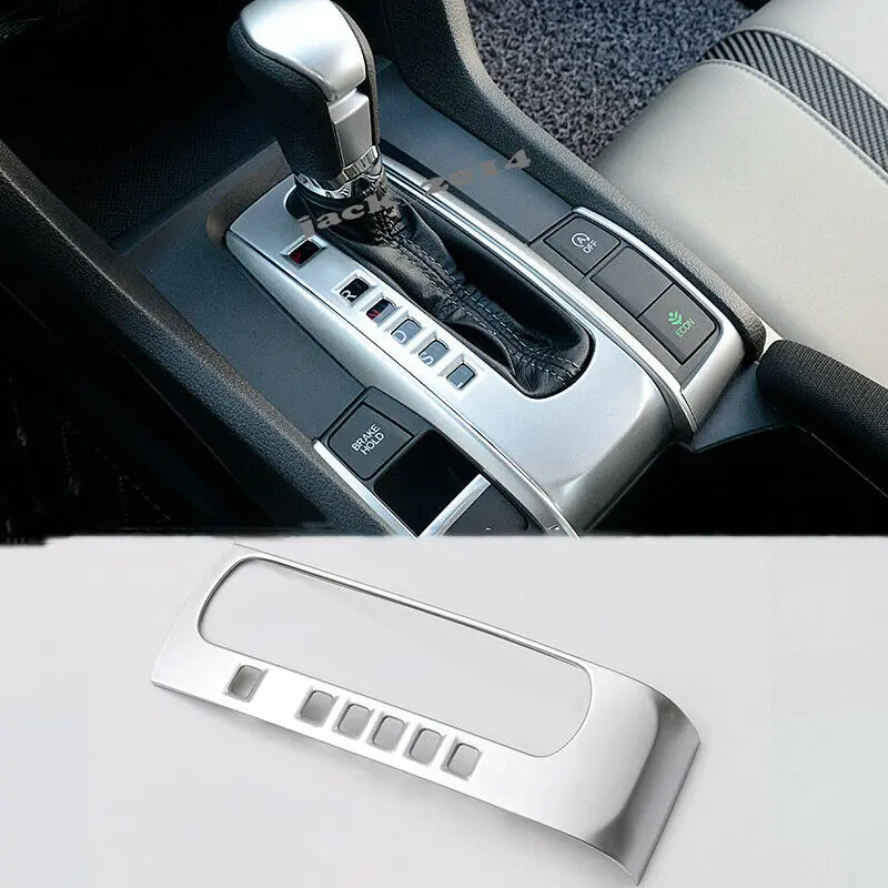 Silver ABS Chrome Inner Gear Shift Box Panel Cover Trim Fit for Honda Civic 2016 2017 2018 2019
Silver ABS Chrome Inner Gear Shift Box Panel Cover Trim Fit for Honda Civic 2016 2017 2018 2019