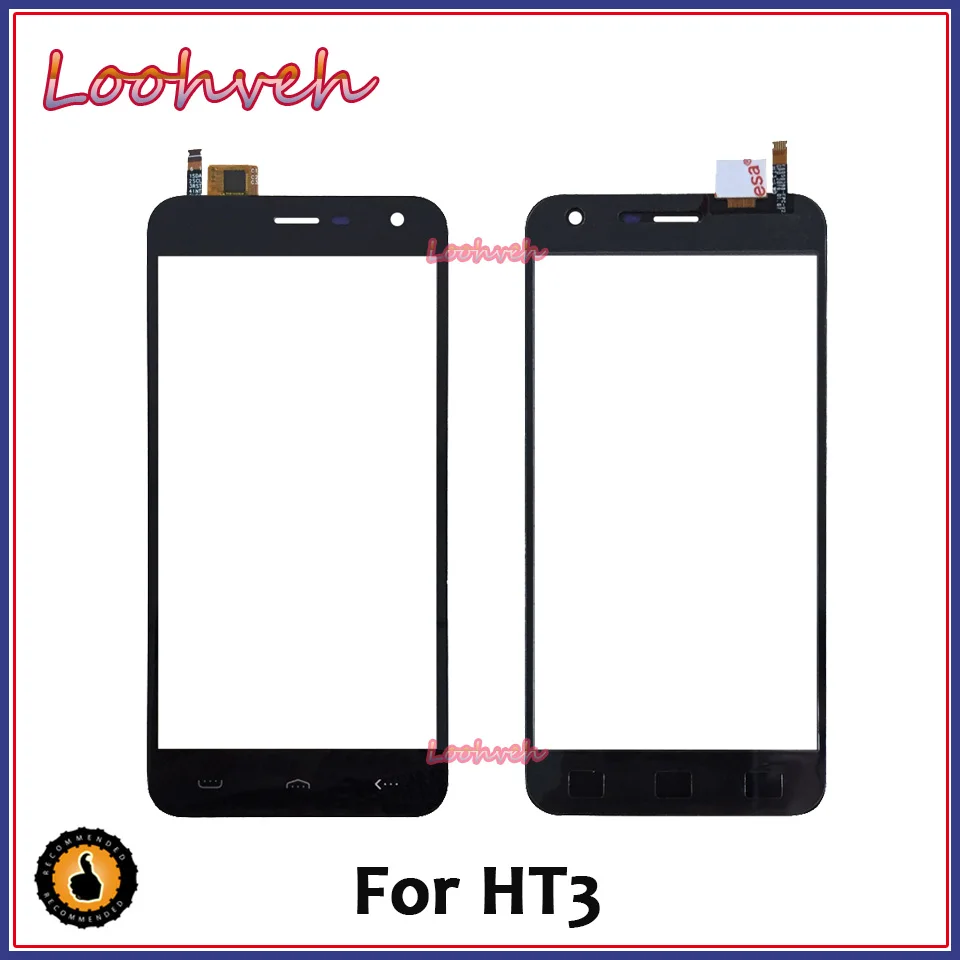 10Pcs/lot High Quality 5.0" Front Touchsreen For Homtom HT3 HT 3 Touch Screen Glass Digitizer Panel Lens Sensor Capative | Мобильные