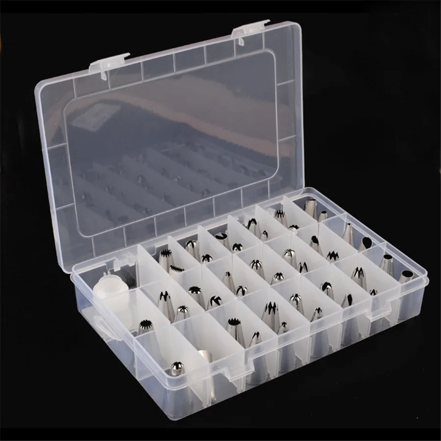 DUOLVQI 42Pcs Stainless Steel Cake Flower Piping Nozzles Pastry Tips DIY Cake Decorating Tool Cream Device Fancy Bakeware
DUOLVQI 42Pcs Stainless Steel Cake Flower Piping Nozzles Pastry Tips DIY Cake Decorating Tool Cream Device Fancy Bakeware
