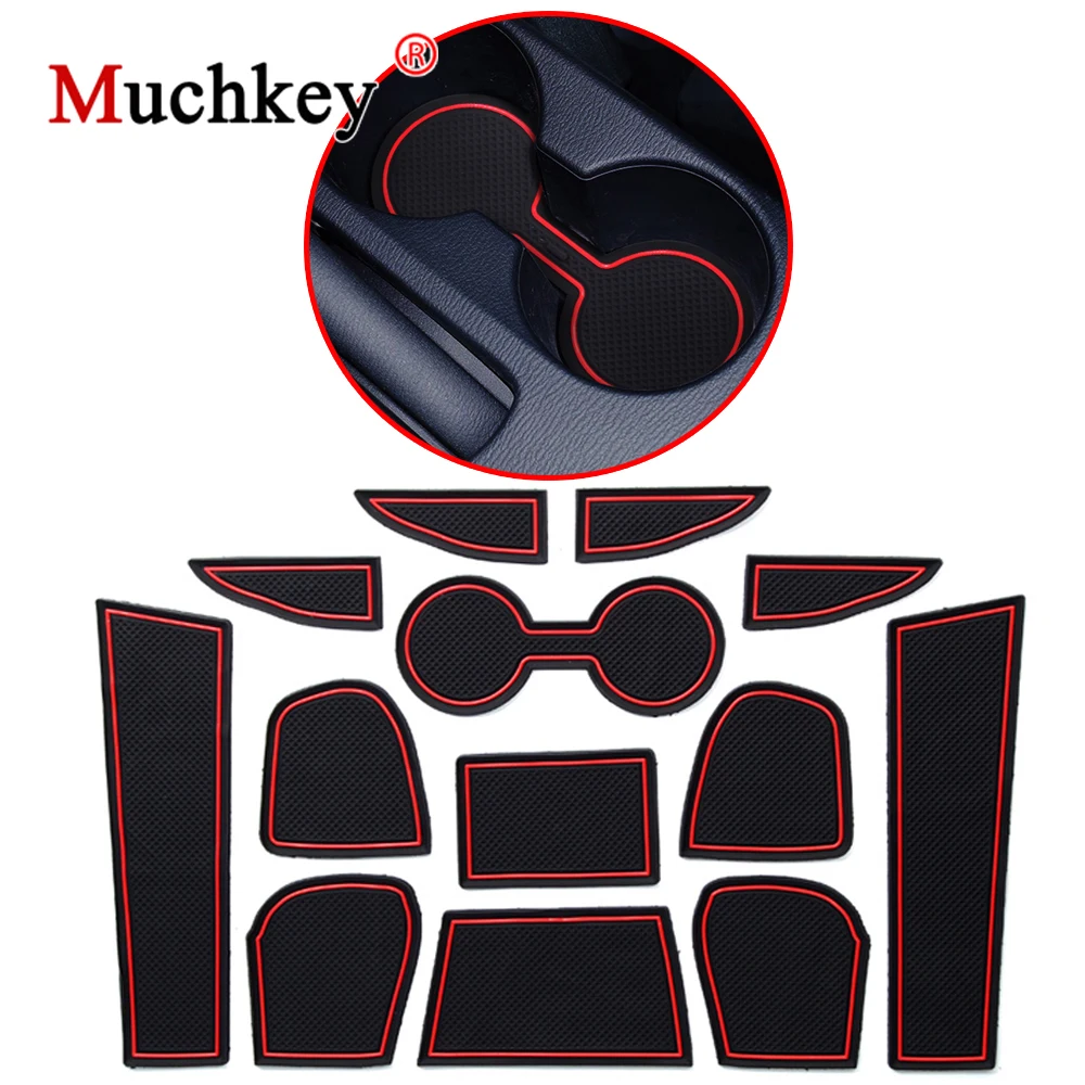 Muchkey Car Gate Slot Mats For Mazda CX-3 Interior Accessories Door Groove Mat Red/WhiteDoor Pad/Cup Non-slip 13pcs Car Styling
Muchkey Car Gate Slot Mats For Mazda CX-3 Interior Accessories Door Groove Mat Red/WhiteDoor Pad/Cup Non-slip 13pcs Car Styling