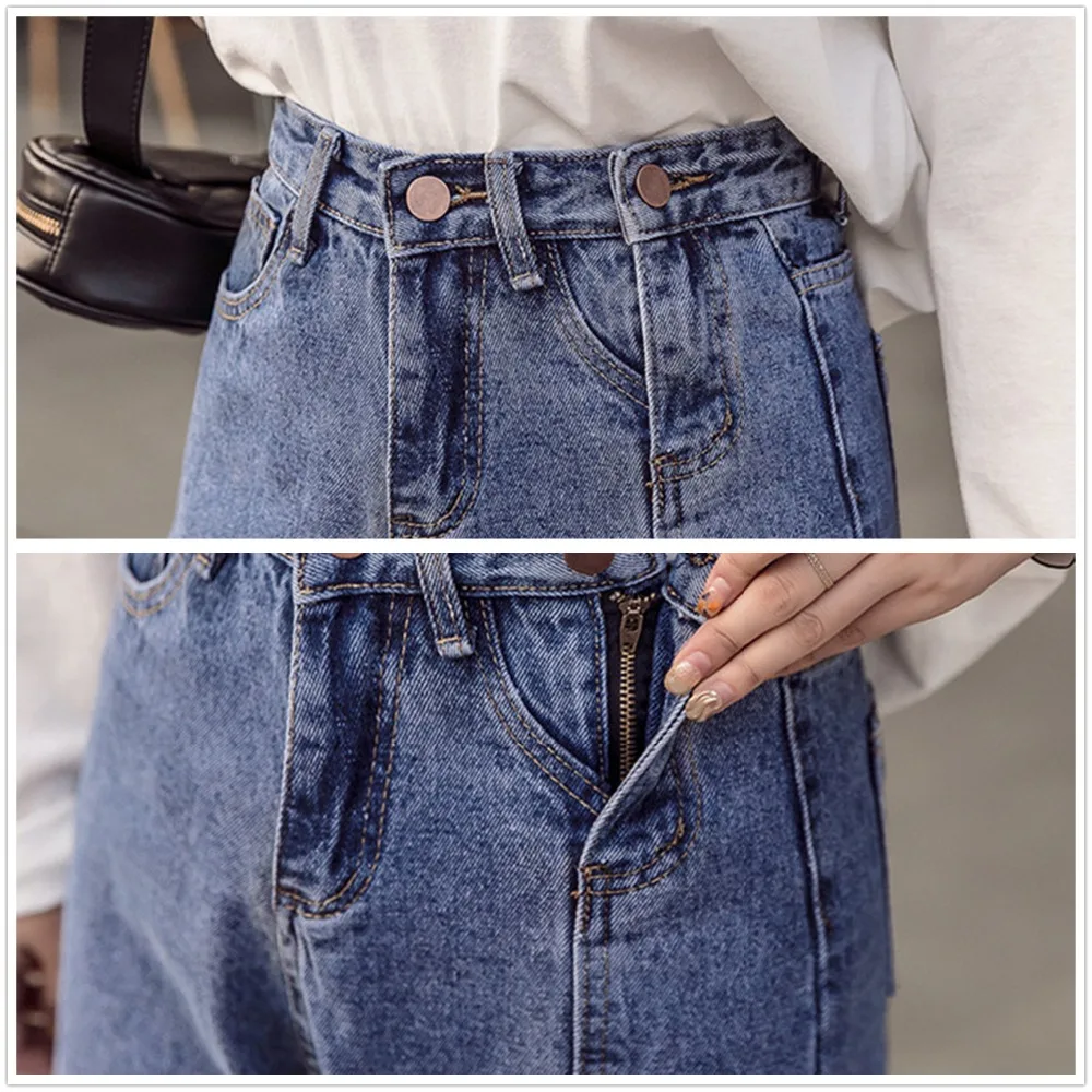 JUJULAND 2019 Spring Clothes Ladies High Waist Female Boyfriend Jeans with a tight waistl Denim Ripped Jean Woman Plus Size
JUJULAND 2019 Spring Clothes Ladies High Waist Female Boyfriend Jeans with a tight waistl Denim Ripped Jean Woman Plus Size