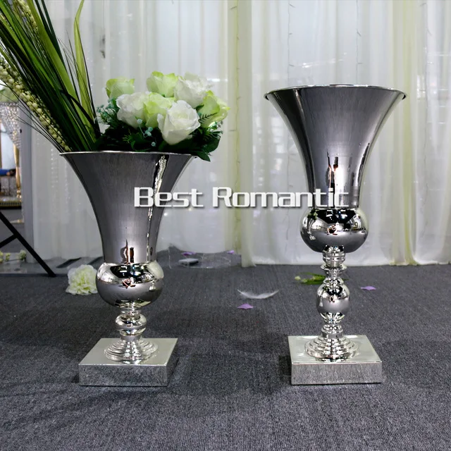 Silver oil sealing silver vase/flower european-style wedding decoration furnishing articles/wedding centerpiece/flower stand
Silver oil sealing silver vase/flower european-style wedding decoration furnishing articles/wedding centerpiece/flower stand