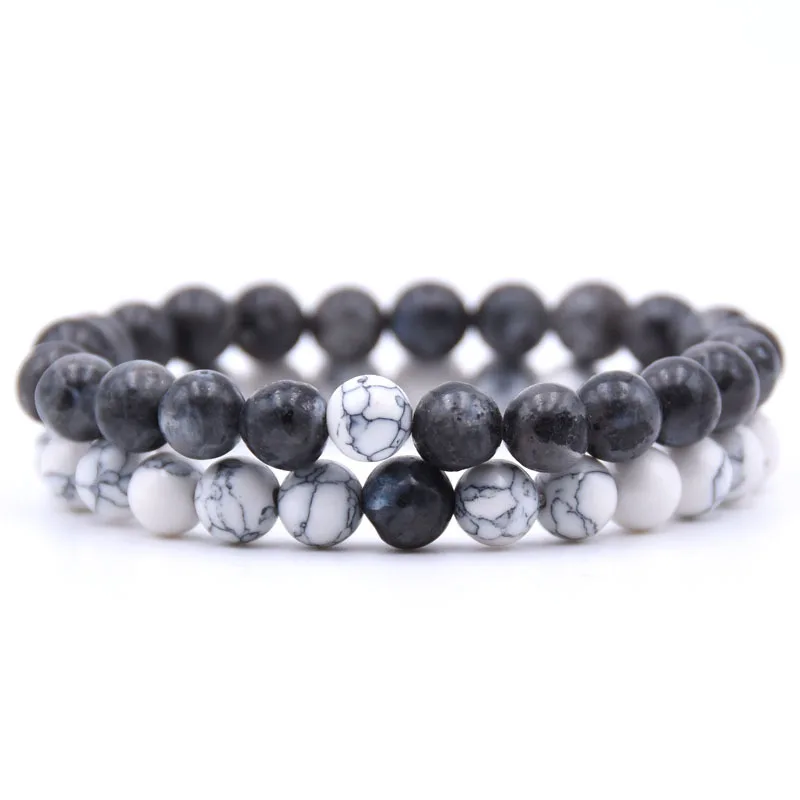 Black Labradorite Balance Strand Bracelets for Women White Turquoises Healing Beaded Bracelet Vintage Moonstone Jewelry Braslet
Black Labradorite Balance Strand Bracelets for Women White Turquoises Healing Beaded Bracelet Vintage Moonstone Jewelry Braslet