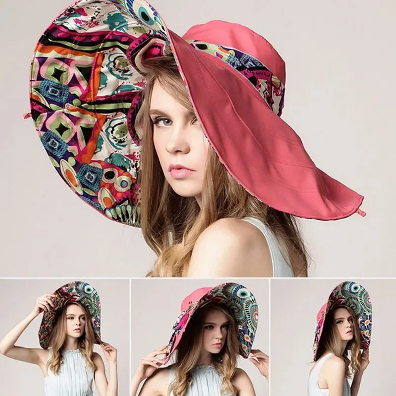 Newly Women Flower Folding Brimmed Hat Beach Caps Sun UV Protection Outdoor Summer Beach Bowknot Hats shop Q88 XR-Hot
Newly Women Flower Folding Brimmed Hat Beach Caps Sun UV Protection Outdoor Summer Beach Bowknot Hats shop Q88 XR-Hot