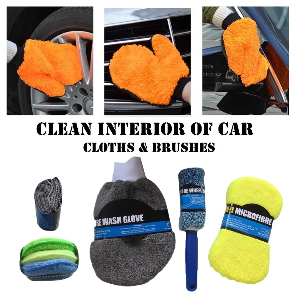 9Pcs Microfiber Wash Sponge Wash Glove Wheel Brush Car Wash Cleaning Kit Include Microfiber Towels Applicator Pads
9Pcs Microfiber Wash Sponge Wash Glove Wheel Brush Car Wash Cleaning Kit Include Microfiber Towels Applicator Pads