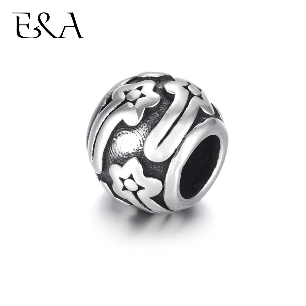 Stainless Steel Beads Shooting Star Patterned 5mm Hole Metal European Bead Bracelet Making Supplies Handmade DIY Jewelry Beads
Stainless Steel Beads Shooting Star Patterned 5mm Hole Metal European Bead Bracelet Making Supplies Handmade DIY Jewelry Beads