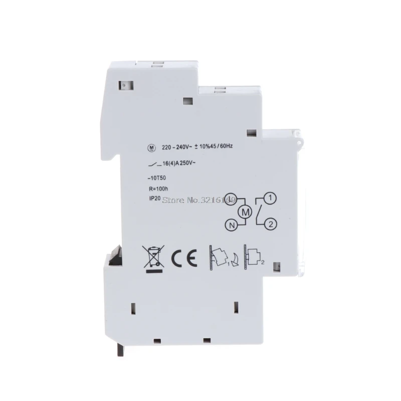 For 1PC Mechanical 24 Hours Programmable Din Rail Timer Switch Relay 110-240V 16A Promotion
For 1PC Mechanical 24 Hours Programmable Din Rail Timer Switch Relay 110-240V 16A Promotion