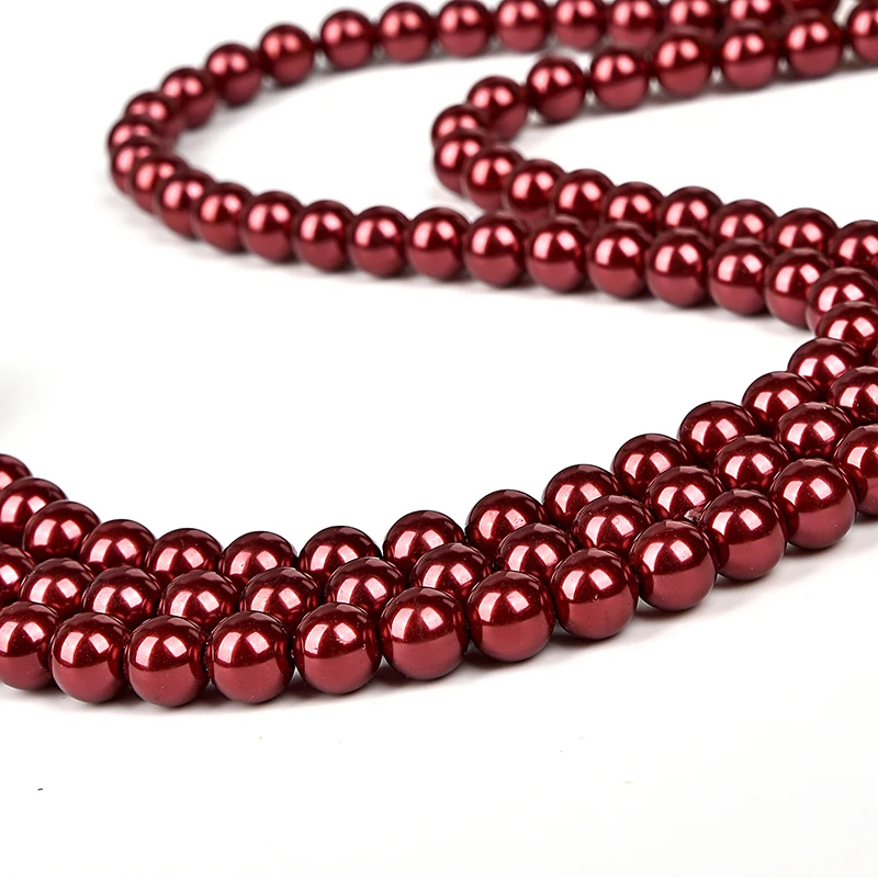 3 rows red beaded gems with multiple Synthesis pearl add Elegant design necklaces to match your collarbone
3 rows red beaded gems with multiple Synthesis pearl add Elegant design necklaces to match your collarbone