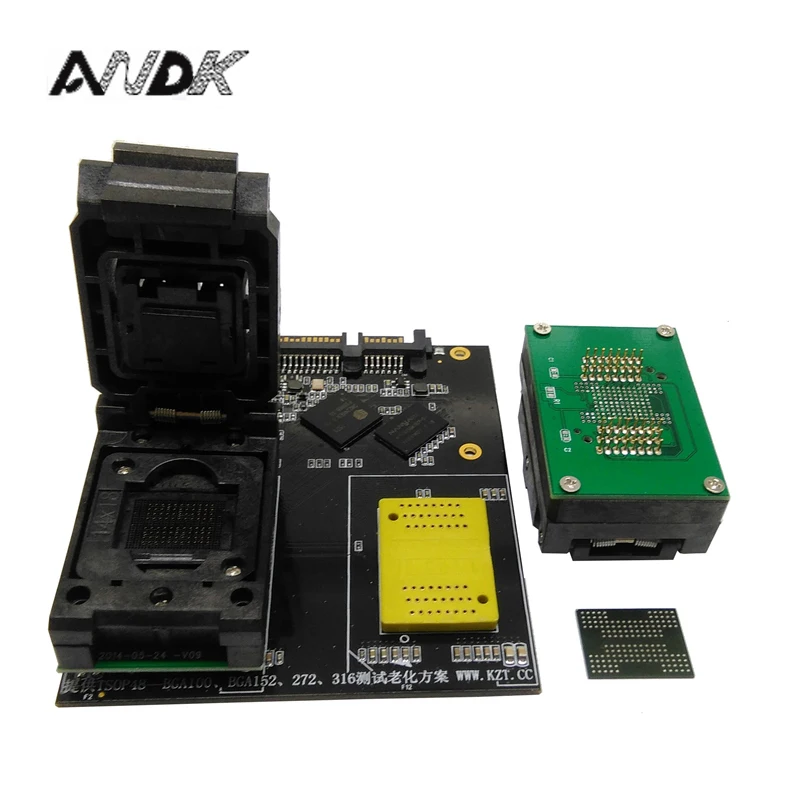 BGA152 BGA132 To DIP48 Test Socket Clamshell Structure Jig SSD Interface Socket Fixture
BGA152 BGA132 To DIP48 Test Socket Clamshell Structure Jig SSD Interface Socket Fixture