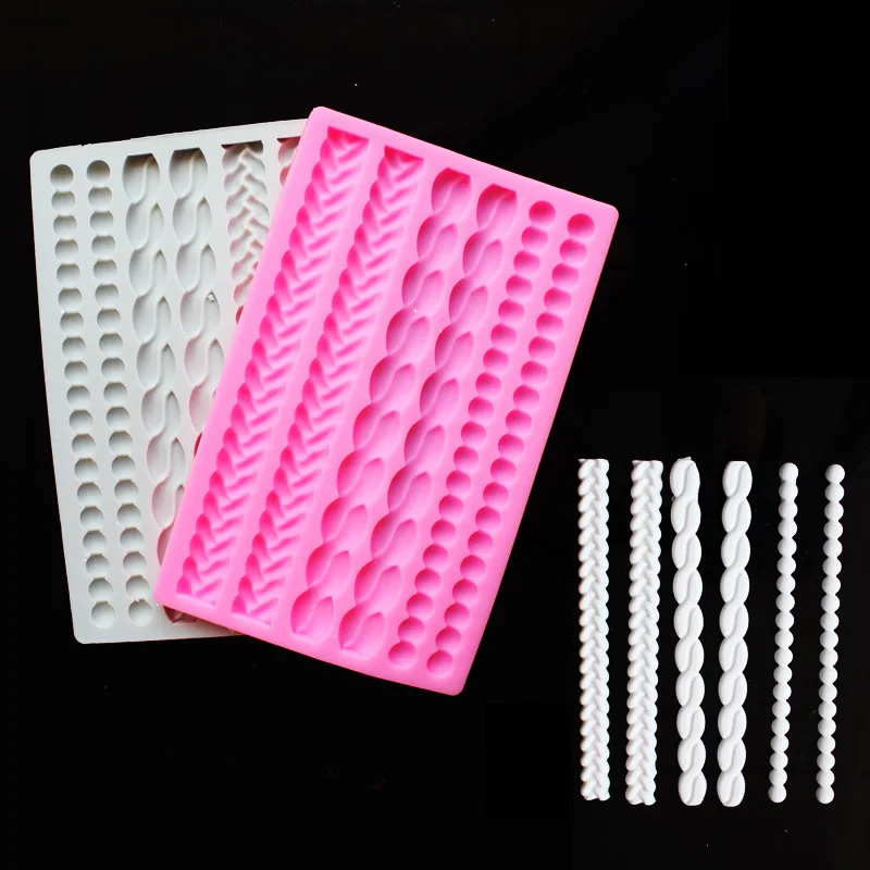 Line embossed silicone mold DIY fondant lace decoration mold chocolate fudge dry Pez mold jewelry mold
Line embossed silicone mold DIY fondant lace decoration mold chocolate fudge dry Pez mold jewelry mold