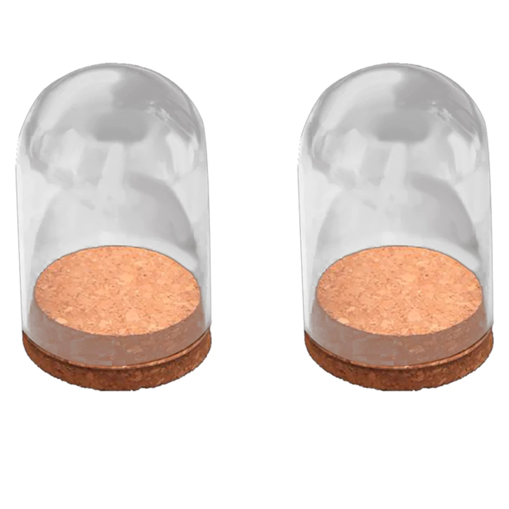 2Pcs DIY Cratf Glass Dome Shade Cover Shield Wooden Cork Base Home Room Decorative Ornament Mini Landscape Candle Holder
2Pcs DIY Cratf Glass Dome Shade Cover Shield Wooden Cork Base Home Room Decorative Ornament Mini Landscape Candle Holder