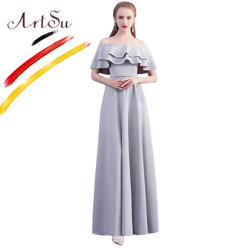 ArtSu Fashion Women Long Party Dress Multiway 2018 Chic Slim Grey BallGown Club Dress Robe De Soiree Spring Winter Femme Vestido
ArtSu Fashion Women Long Party Dress Multiway 2018 Chic Slim Grey BallGown Club Dress Robe De Soiree Spring Winter Femme Vestido