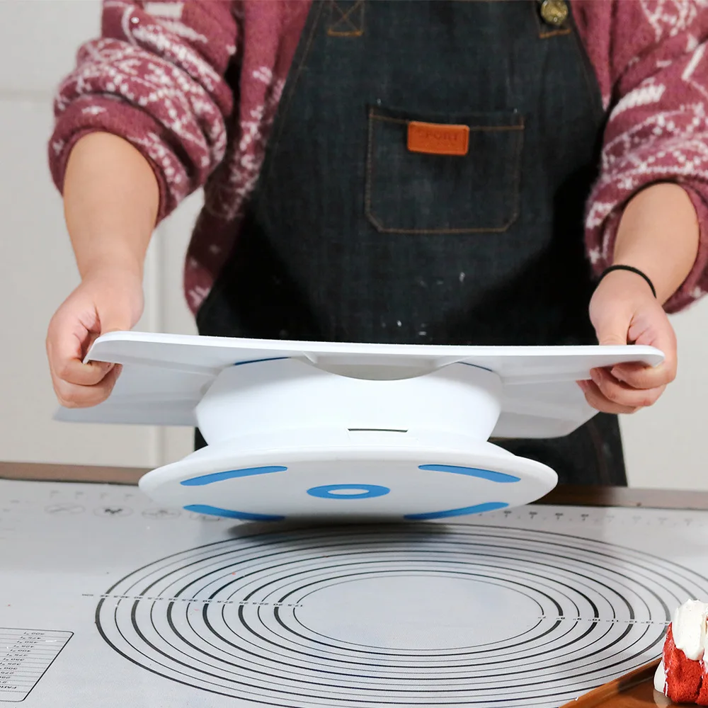 Cake Round Square Double-sided Turntable Baking Tool DIY Cake Decoration To Meet A Variety Of Shapes And Sizes Of Rotating Disk
Cake Round Square Double-sided Turntable Baking Tool DIY Cake Decoration To Meet A Variety Of Shapes And Sizes Of Rotating Disk