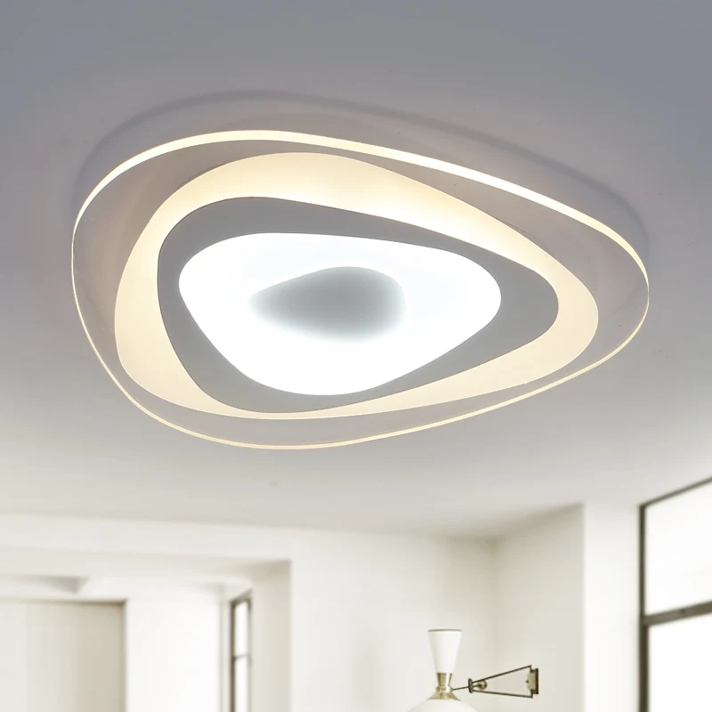 

Ультра-тонкие акриловые современные светодиодные потолочные лампы для гостиной, спальни, домашнего освещения, потолочные лампы для дома, светильники 85-265 в