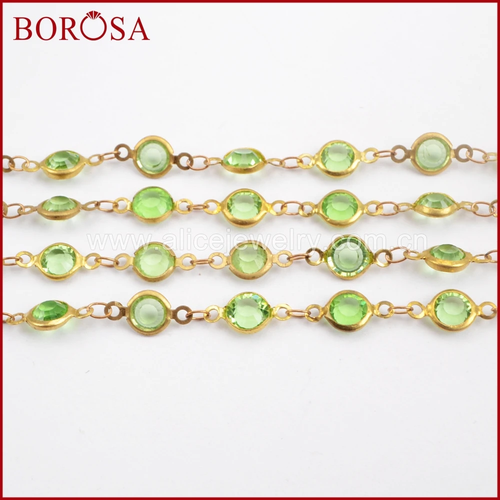 Новое поступление от BOROSA, золотой цвет, 7 мм, Зеленый Кристалл, граненые бусины, монетные четки, цепочки, бусины для ювелирных изделий JT195
Новое поступление от BOROSA, золотой цвет, 7 мм, Зеленый Кристалл, граненые бусины, монетные четки, цепочки, бусины для ювелирных изделий JT195