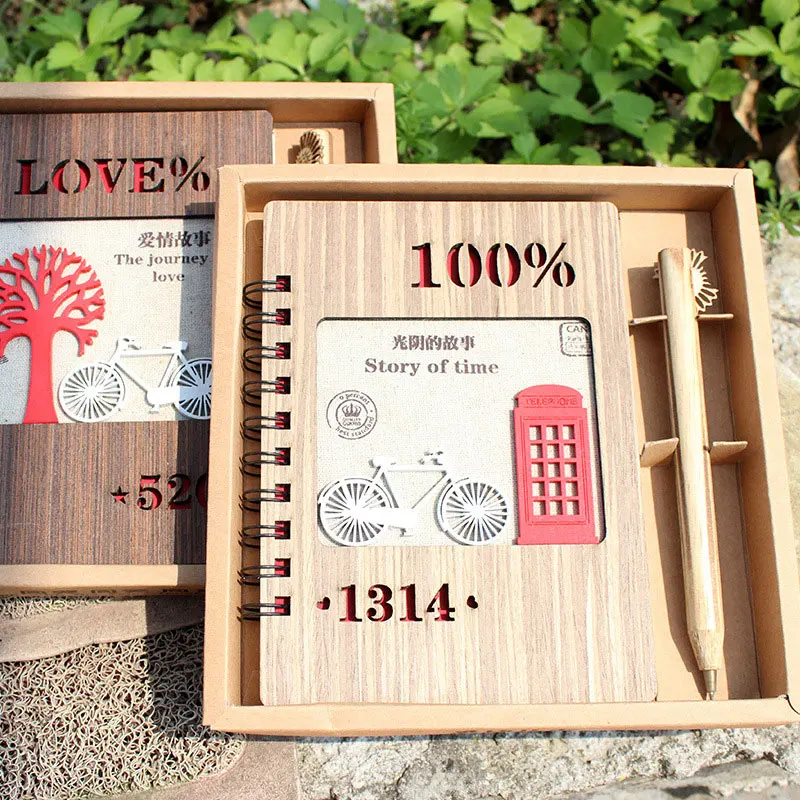 Vintage Retro diary Spiral Daily Notepad Students learn office stationery Wooden gift box packaging 40Sheets
Vintage Retro diary Spiral Daily Notepad Students learn office stationery Wooden gift box packaging 40Sheets