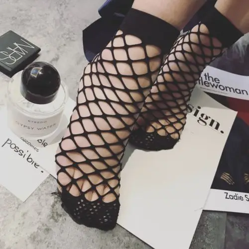 Womens Fashion Ruffle Fishnet Ankle High Socks Mesh Lace Fish Net Short Bow Socks
Womens Fashion Ruffle Fishnet Ankle High Socks Mesh Lace Fish Net Short Bow Socks