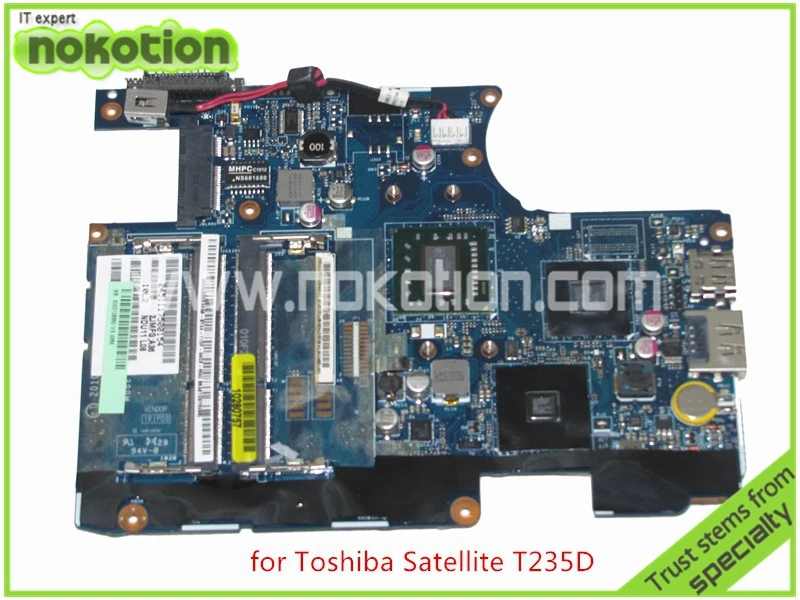 NOKOTION Mainboard LA-6032P K000106360 For toshiba satellite T235 T235D Laptop motherboard DDR3 Turion Neo TMK625 CPU onboard
NOKOTION Mainboard LA-6032P K000106360 For toshiba satellite T235 T235D Laptop motherboard DDR3 Turion Neo TMK625 CPU onboard