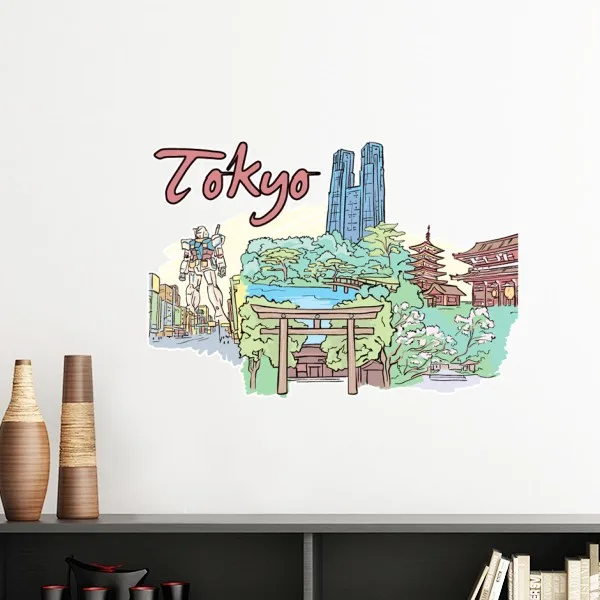 Hand-painted City Japan Yard Tokyo Cultural Elements Removable Wall Sticker Art Decals Mural DIY Wallpaper for Room Decal
Hand-painted City Japan Yard Tokyo Cultural Elements Removable Wall Sticker Art Decals Mural DIY Wallpaper for Room Decal