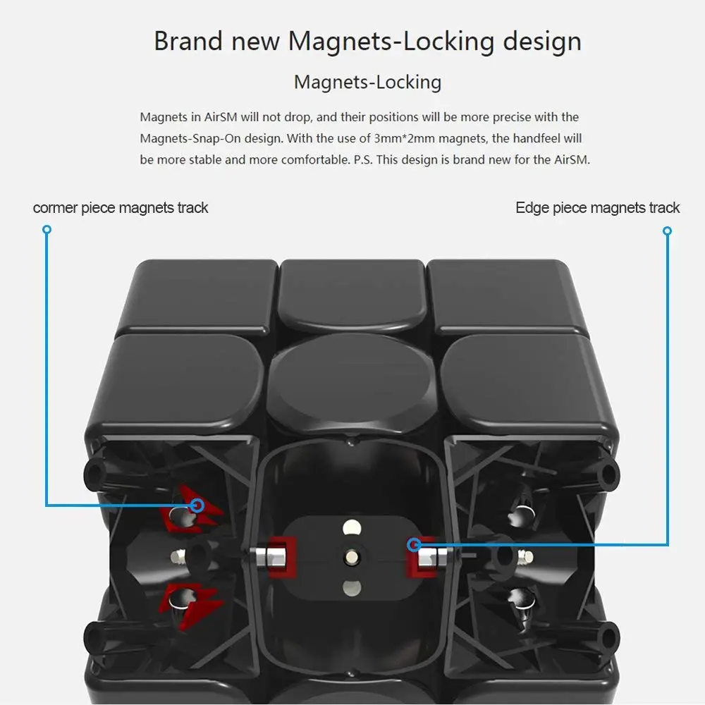 D-FantiX Gan 356 Air SM Magnetic Speed Cube Gan356 3x3x3 Gans Magic Cube 3x3 Puzzle Toys for Professional Competition for Adults
D-FantiX Gan 356 Air SM Magnetic Speed Cube Gan356 3x3x3 Gans Magic Cube 3x3 Puzzle Toys for Professional Competition for Adults