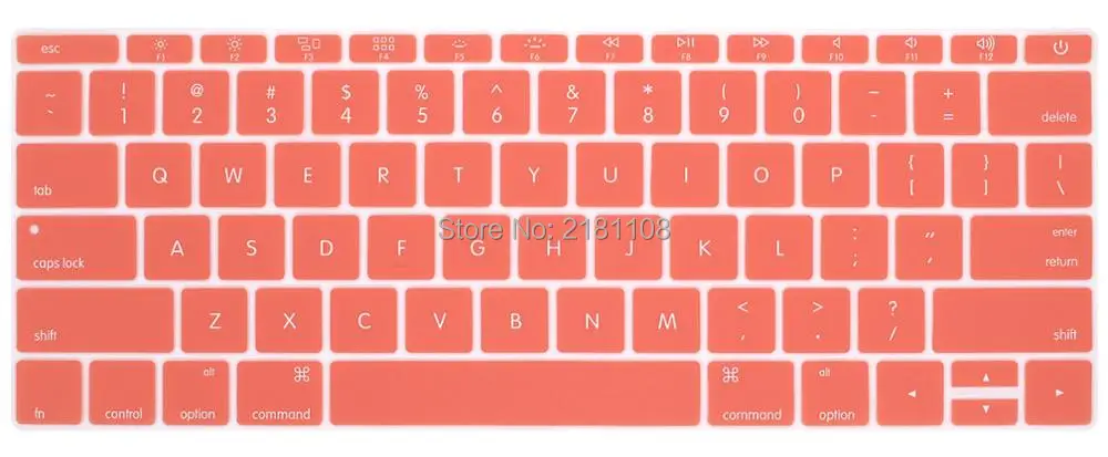 Мягкий силиконовый чехол для клавиатуры US Versioin MacBook Pro 13 A1708 без сенсорной