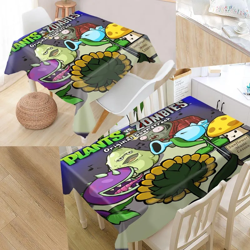 Plant VS Zombie Custom Table Cloth Oxford Fabric Rectangular Waterproof Oilproof Table Cover Family Party Tablecloth
Plant VS Zombie Custom Table Cloth Oxford Fabric Rectangular Waterproof Oilproof Table Cover Family Party Tablecloth