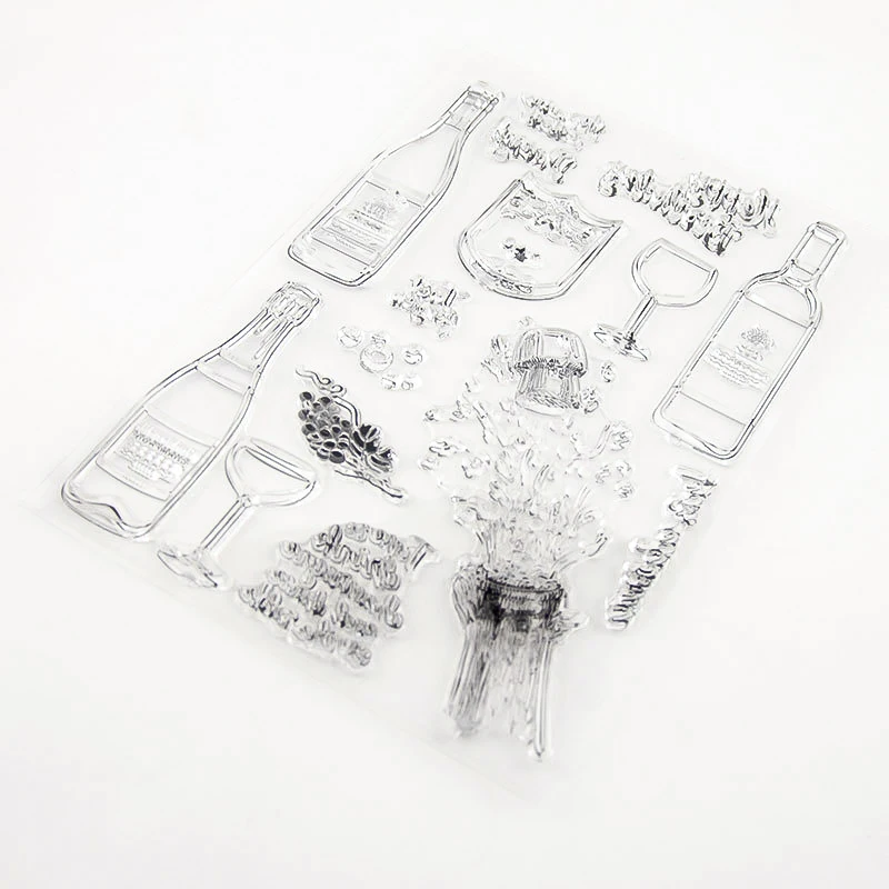 Wine Bottle Transparent Clear Stamps/Seal for DIY Scrapbooking/photo Album Decorative Card Making Clear Stamp Sheets
Wine Bottle Transparent Clear Stamps/Seal for DIY Scrapbooking/photo Album Decorative Card Making Clear Stamp Sheets