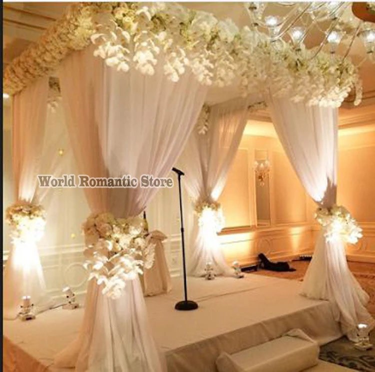 White square arch pavilion curtains wedding decoration size of 10ft x 10ft x 10ft
White square arch pavilion curtains wedding decoration size of 10ft x 10ft x 10ft