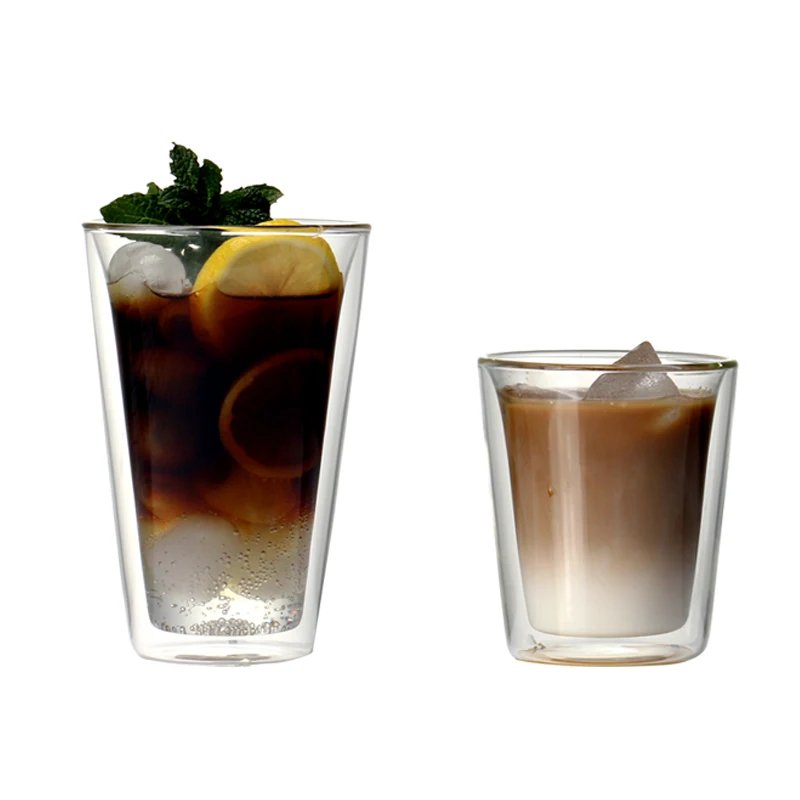 200ml/400ml set of 2 double wall insulated heat resistant borosilicate glass coffee cups for latte drinking cup 14OZ
200ml/400ml set of 2 double wall insulated heat resistant borosilicate glass coffee cups for latte drinking cup 14OZ