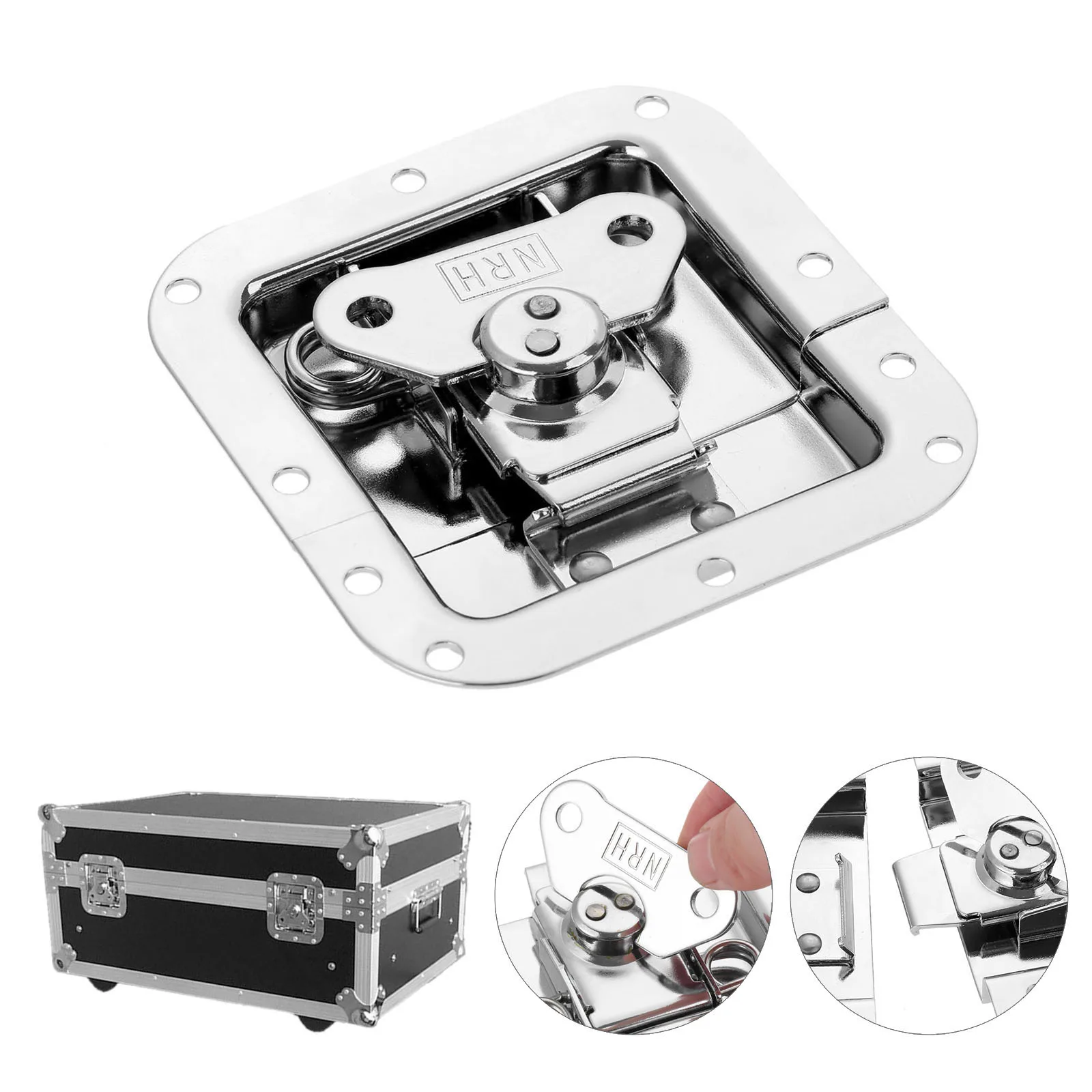 DRELD Toolkit Equipment Box Spring Loaded Recessed Butterfly Latch Lock Toolbox Cabinet Latch Lock Furniture Fittings 101*108mm
DRELD Toolkit Equipment Box Spring Loaded Recessed Butterfly Latch Lock Toolbox Cabinet Latch Lock Furniture Fittings 101*108mm