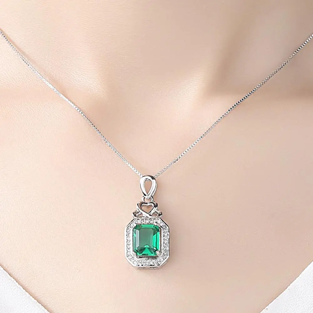 Luxury Green Crystal Women Necklace New Arrivals Fashion Cubic Zirconia Wedding Necklace For Women Exquisite White Gold Color
Luxury Green Crystal Women Necklace New Arrivals Fashion Cubic Zirconia Wedding Necklace For Women Exquisite White Gold Color