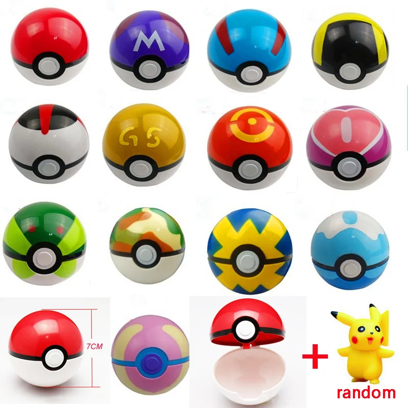 13Pcs Pokeball + 13pcs Random Figure Inside Figures Toys for childern 13 kinds of ball and 100 kinds action figures dropshipping
13Pcs Pokeball + 13pcs Random Figure Inside Figures Toys for childern 13 kinds of ball and 100 kinds action figures dropshipping