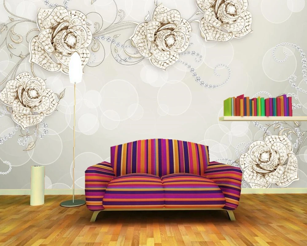 Papel de parede Modern light luxury jewelry flower 3d wallpaper mural,living room sofa TV wall bedroom wall papers home decor
Papel de parede Modern light luxury jewelry flower 3d wallpaper mural,living room sofa TV wall bedroom wall papers home decor