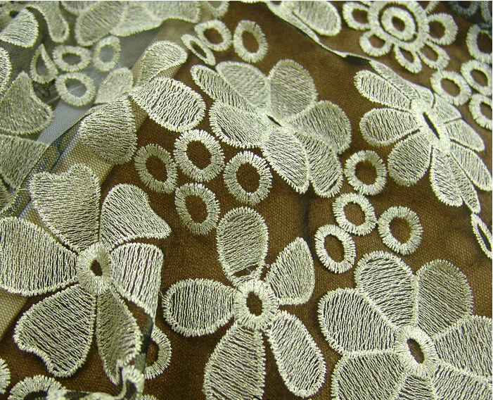 1 meter 120cm 47.24" wide black gold mesh embroidery fabric lace dress cloth clothing materials MM247
1 meter 120cm 47.24" wide black gold mesh embroidery fabric lace dress cloth clothing materials MM247