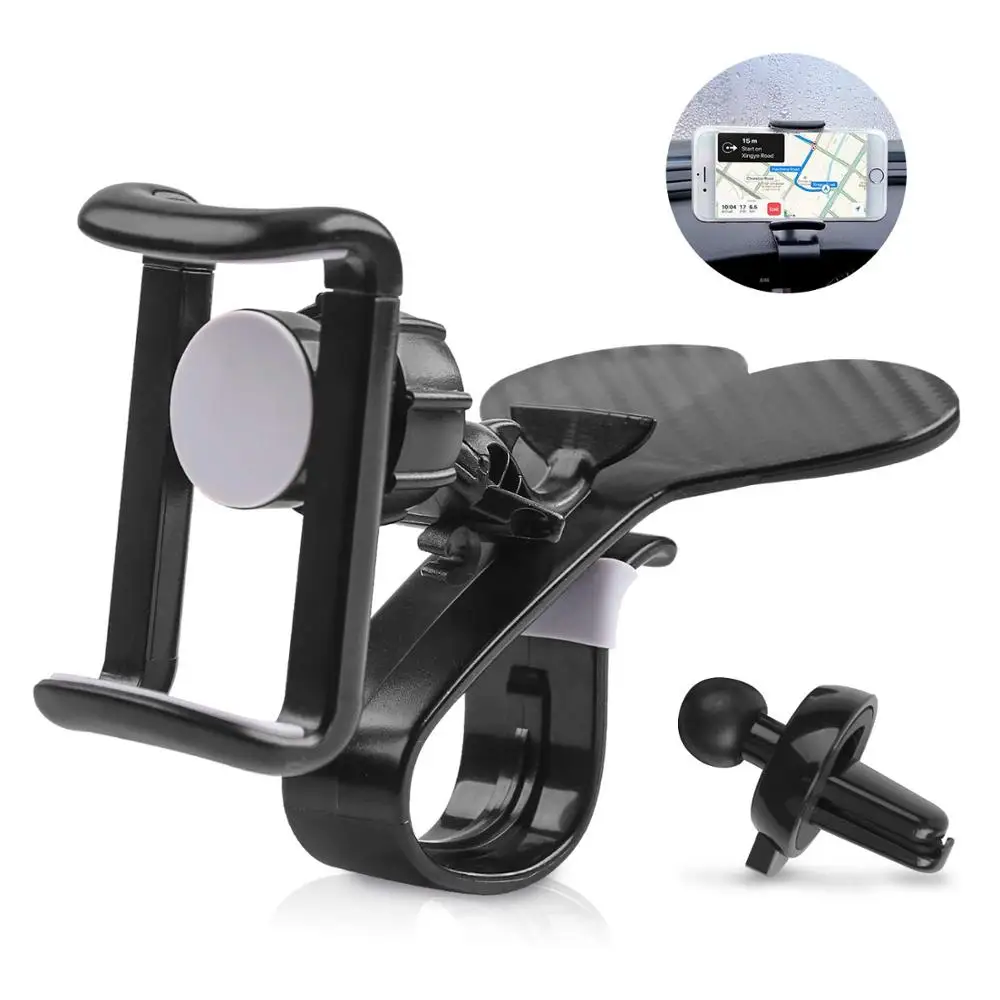 2 in 1 Car Dashboard Phone Holder and Car Vent Cell Phone Mount, 360-Degree Rotation Adjustable Universal Car Phone Clip Holder
2 in 1 Car Dashboard Phone Holder and Car Vent Cell Phone Mount, 360-Degree Rotation Adjustable Universal Car Phone Clip Holder