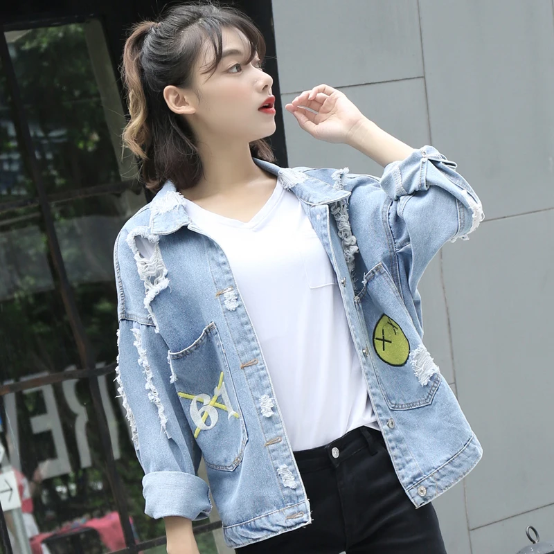 2018 brand new Spring Autumn Hot sale Loose style fashion casual popular pure women denim Jacket Cheap wholesale P52-180314Z
2018 brand new Spring Autumn Hot sale Loose style fashion casual popular pure women denim Jacket Cheap wholesale P52-180314Z